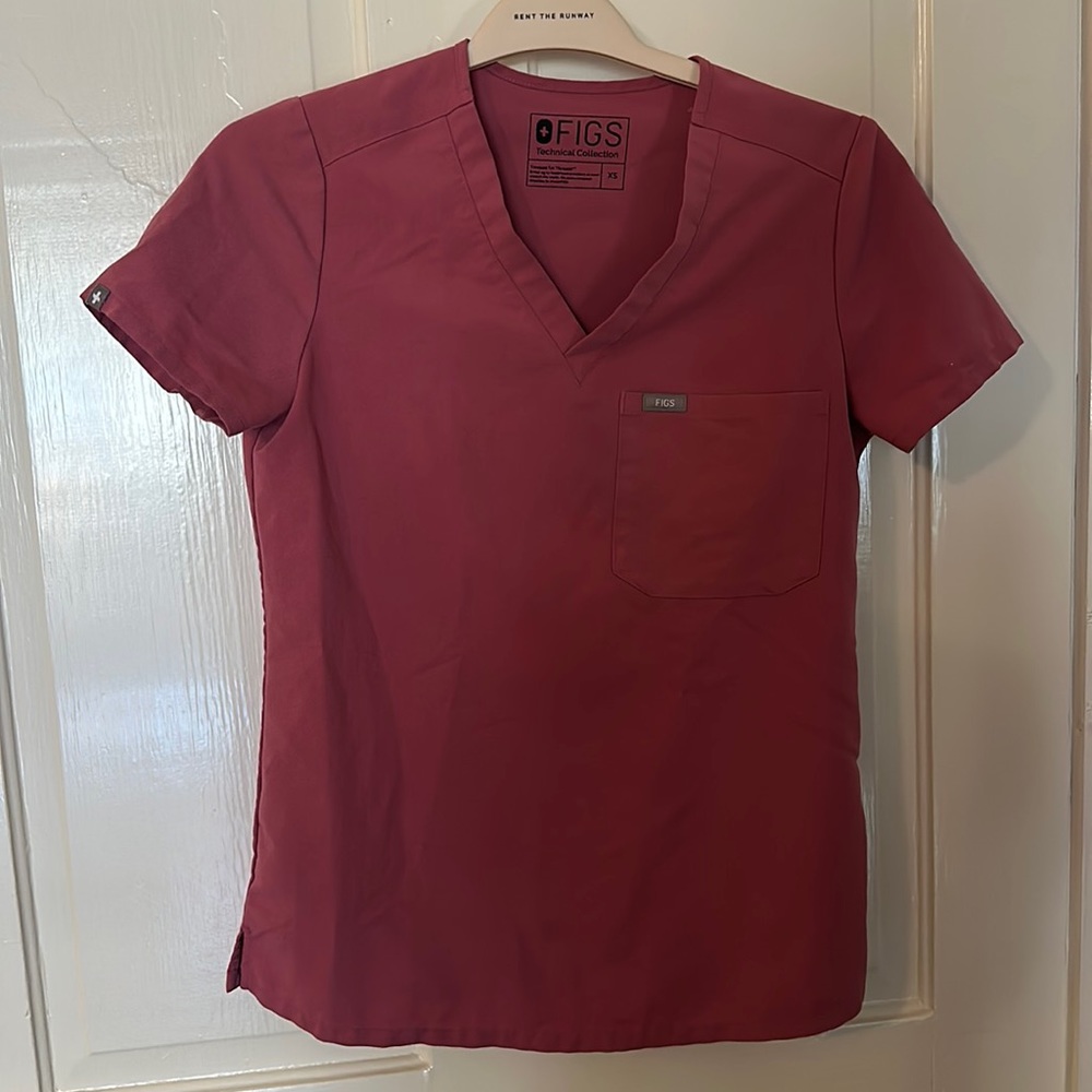 Xs figs one pocket scrub top
